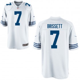 Youth Indianapolis Colts Nike White Alternate Game Jersey BRISSETT#7
