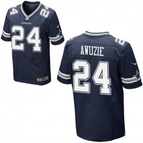 Mens Dallas Cowboys Nike Navy Blue Elite Jersey AWUZIE#24