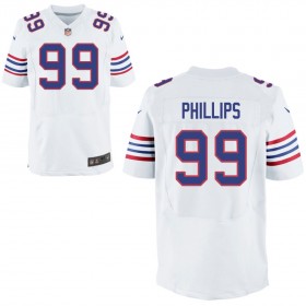 Mens Buffalo Bills Nike White Alternate Elite Jersey PHILLIPS#99