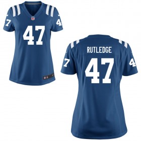 Women's Indianapolis Colts Nike Royal Game Jersey RUTLEDGE#47