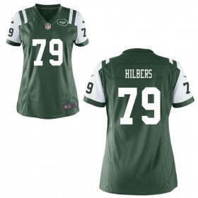 Women's New York Jets Nike Green Game Jersey HILBERS#79