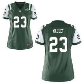 Women's New York Jets Nike Green Game Jersey MAULET#23
