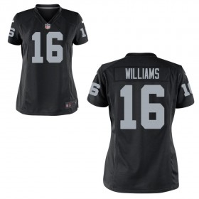 Women's Las Vegas Raiders Nike Black Game Jersey WILLIAMS#16