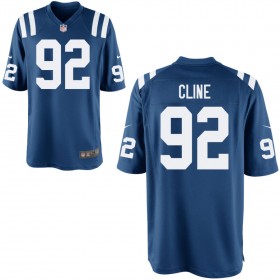 Youth Indianapolis Colts Nike Royal Game Jersey CLINE#92