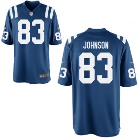 Youth Indianapolis Colts Nike Royal Game Jersey JOHNSON#83