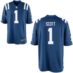 Youth Indianapolis Colts Nike Royal Game Jersey SCOTT#1