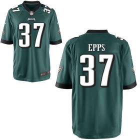 Youth Philadelphia Eagles Nike Midnight Green Game Jersey EPPS#37