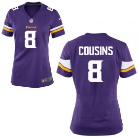 Women's Minnesota Vikings Nike Purple Game Jersey COUSINS#8