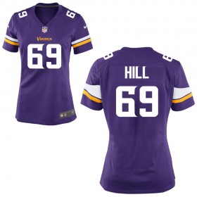 Women's Minnesota Vikings Nike Purple Game Jersey HILL#69