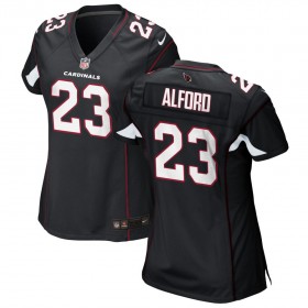 Women's Arizona Cardinals Nike Black Game Jersey ALFORD#23