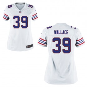 Women's Buffalo Bills Nike White Throwback Game Jersey WALLACE#39