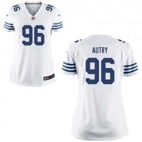 Women's Indianapolis Colts Nike White Game Jersey AUTRY#96