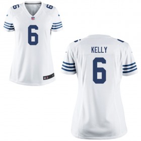 Women's Indianapolis Colts Nike White Game Jersey KELLY#6