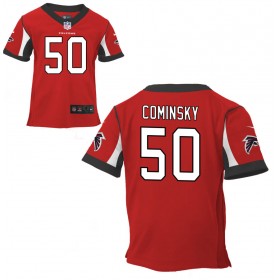 Preschool Atlanta Falcons Nike Red Team Color Game Jersey COMINSKY#50