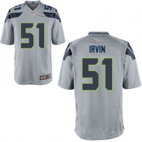 Seattle Seahawks Nike Alternate Game Jersey - Gray IRVIN#51