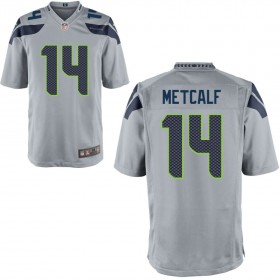 Seattle Seahawks Nike Alternate Game Jersey - Gray METCALF#14