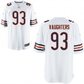 Nike Men's Chicago Bears Game White Jersey VAUGHTERS#93