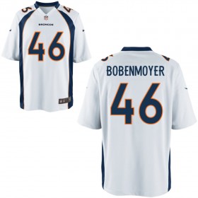 Nike Men's Denver Broncos Game White Jersey BOBENMOYER#46
