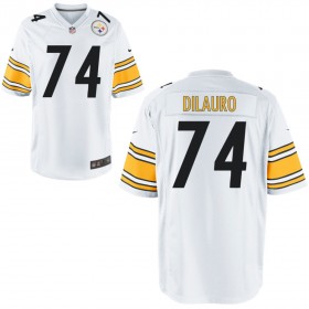 Nike Men's Pittsburgh Steelers Game White Jersey DILAURO#74