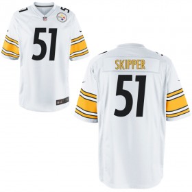 Nike Men's Pittsburgh Steelers Game White Jersey SKIPPER#51