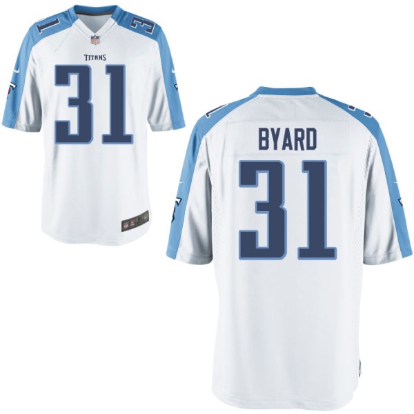 Nike Men's Tennessee Titans Game White Jersey BYARD#31