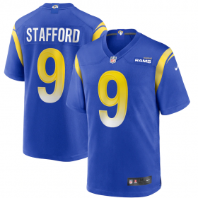 Women's Los Angeles Rams 21/22 Nike Blue Game Jersey Matthew Stafford#9